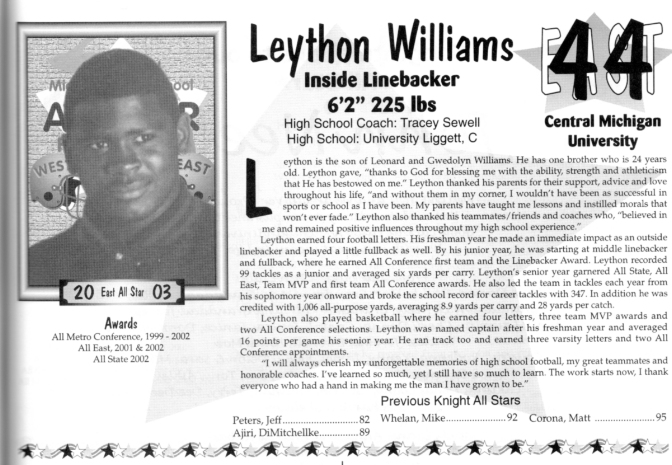 Williams, Leython