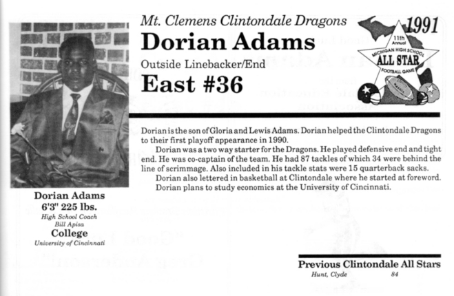 Adams, Dorian