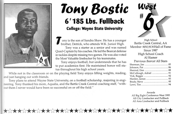Bostic, Tony