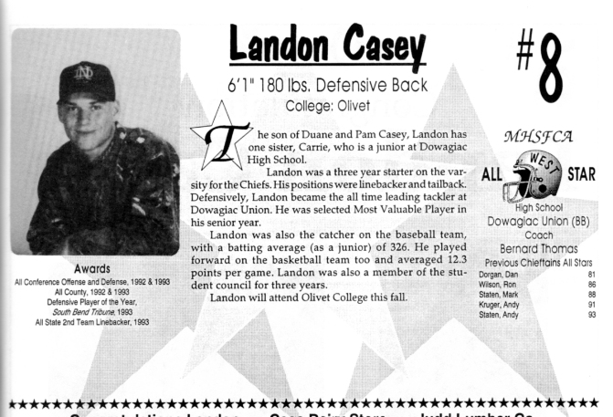 Casey, Landon