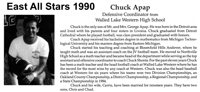 Coach Apap, Chuck