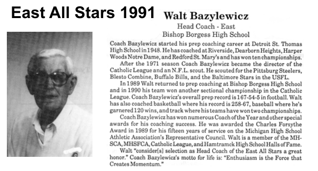 Coach Bazylewicz, Walt
