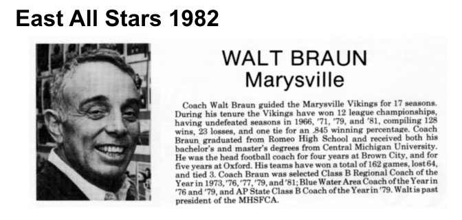 Coach Braun, Walt