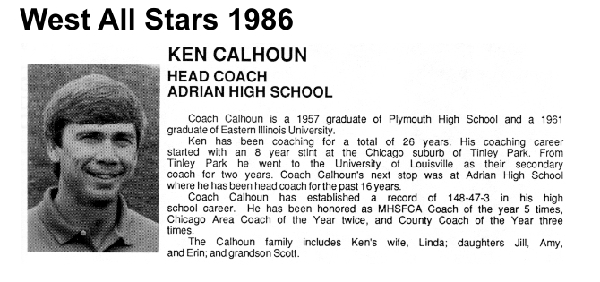 Coach Calhoun, Ken