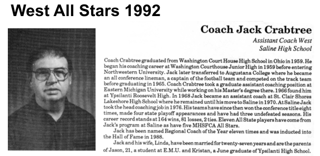 Coach Crabtree, Jack