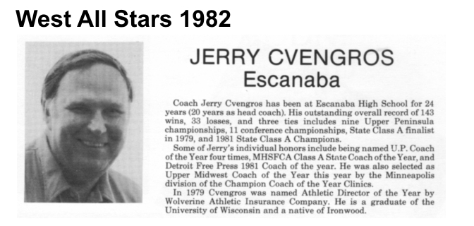 Coach Cvengros, Jerry
