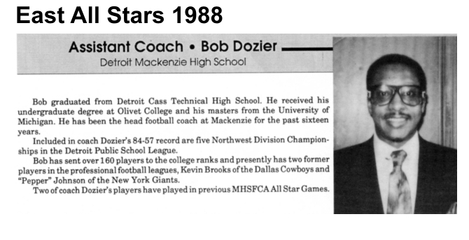 Coach Dozier, Bob