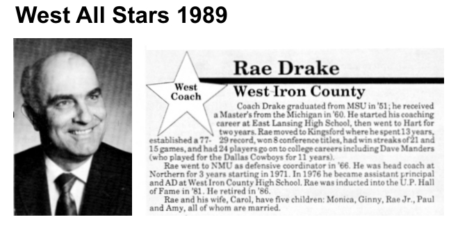 Coach Drake, Rae