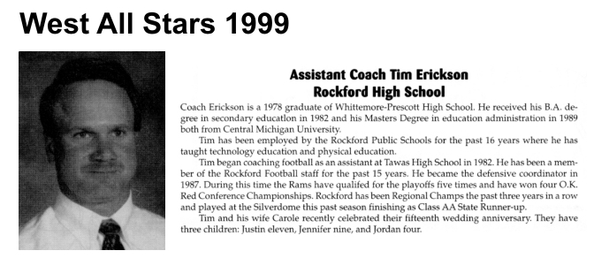 Coach Erickson, Tim