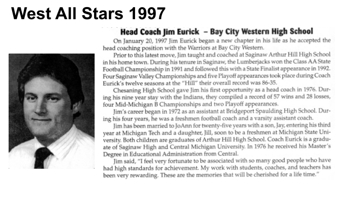 Coach Eurick, Jim