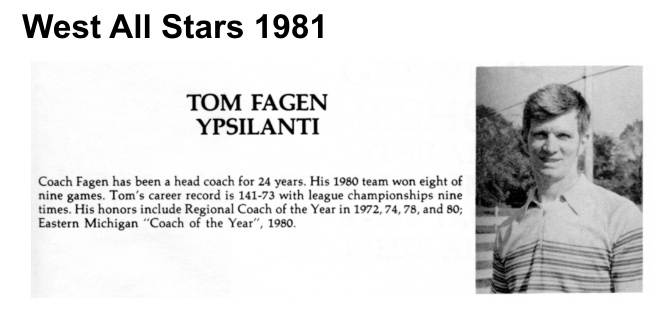 Coach Fagen, Tom