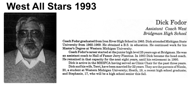 Coach Fodor, Dick