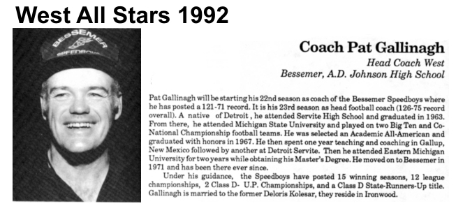 Coach Gallinaugh, Pat