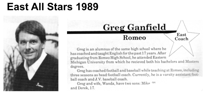 Coach Ganfield, Greg