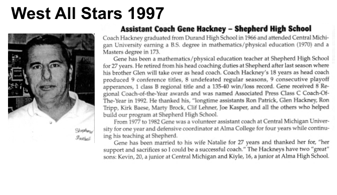 Coach Hackney, Gene