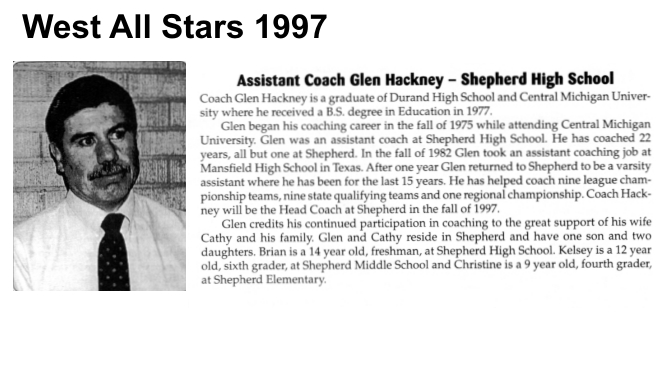 Coach Hackney, Glen