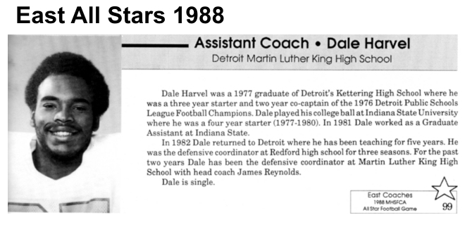 Coach Harvel, Dale