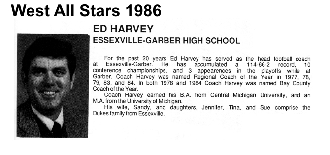 Coach Harvey, Ed