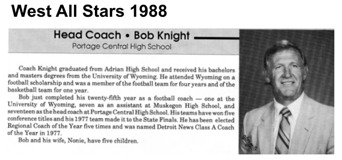 Coach Knight, Bob