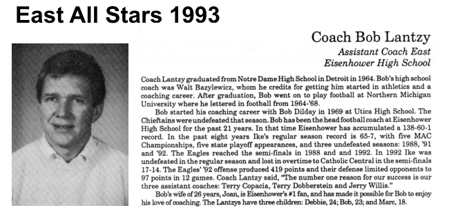 Coach Lantzy, Bob