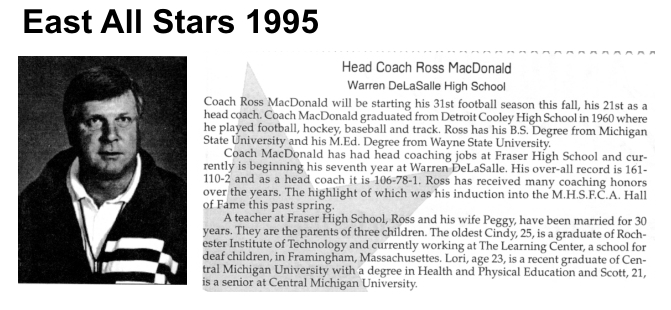 Coach MacDonald, Ross