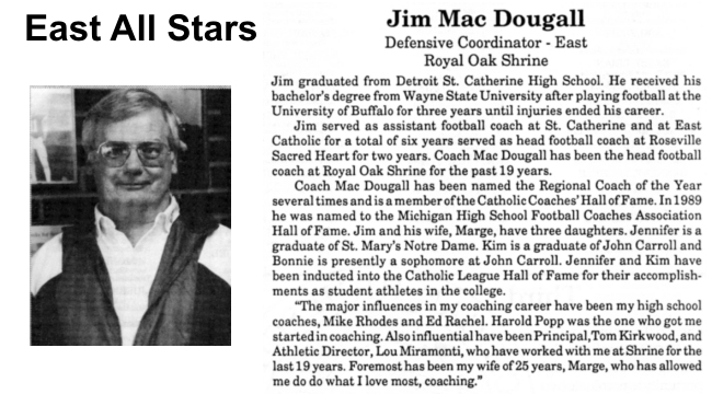 Coach Mac Dougall, Jim