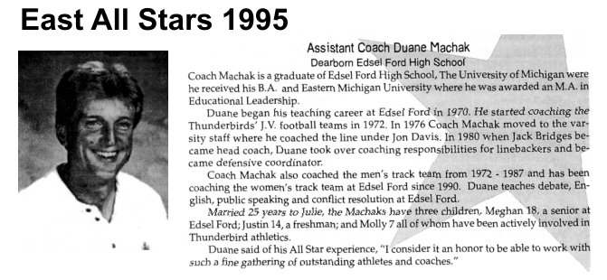 Coach Machak, Duane