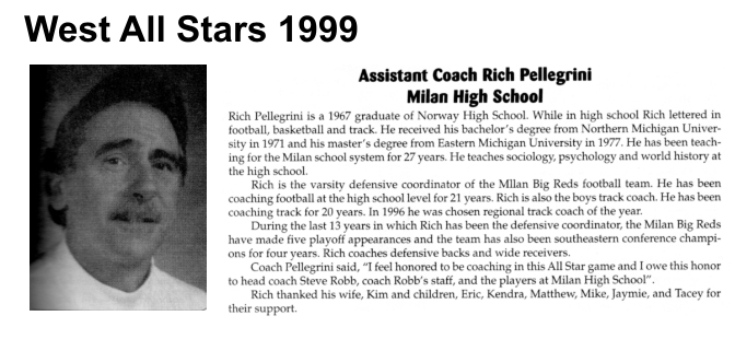 Coach Pellegrini, Rich