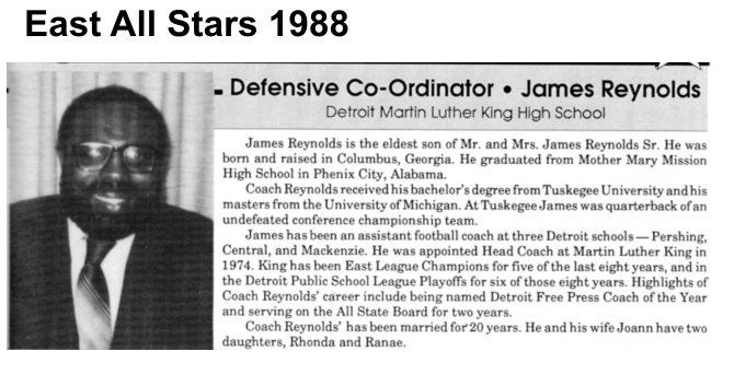 Coach Reynolds, James