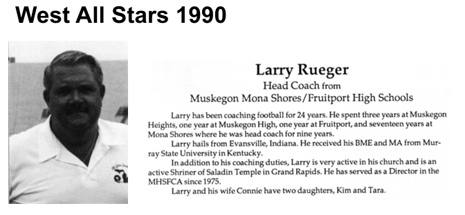 Coach Rueger, Larry