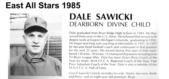Coach Sawicki, Dale