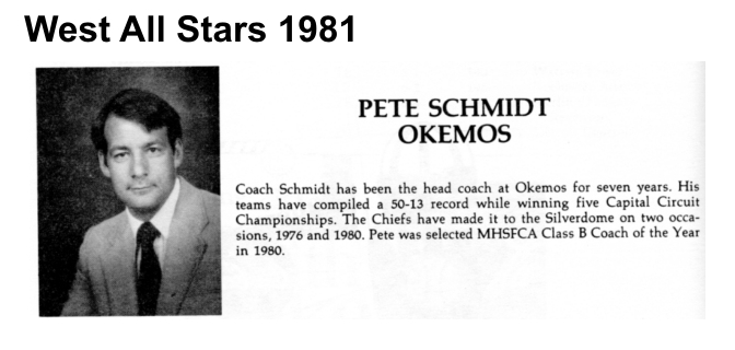 Coach Schmidt, Pete