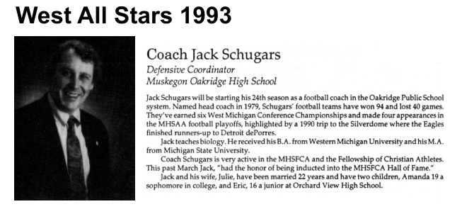 Coach Schugars, Jack