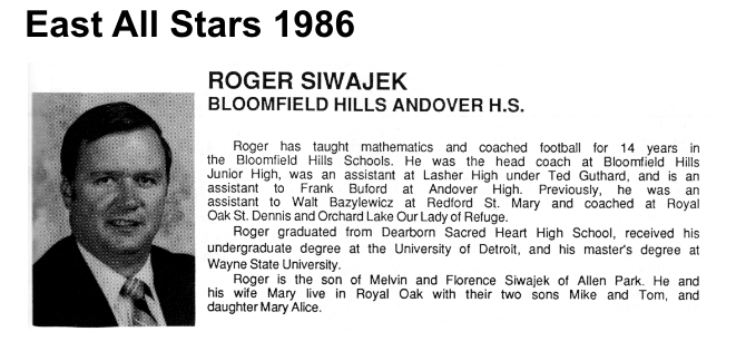 Coach Siwajeck, Roger