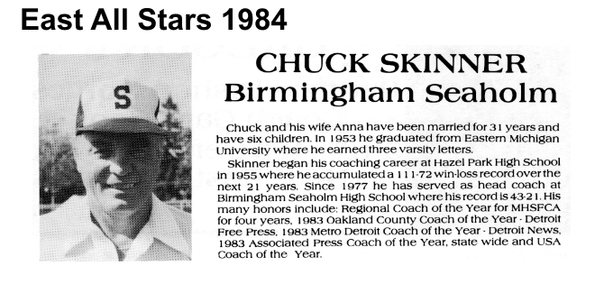 Coach Skinner, Chuck