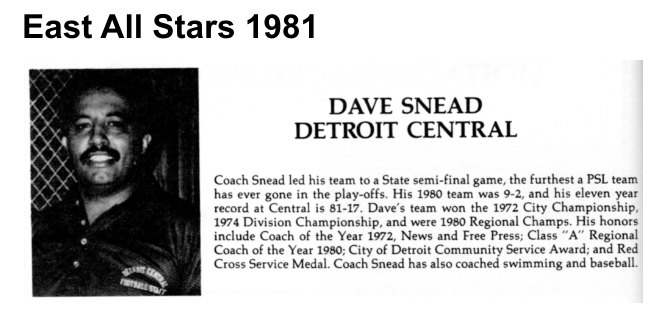 Coach Snead, Dave