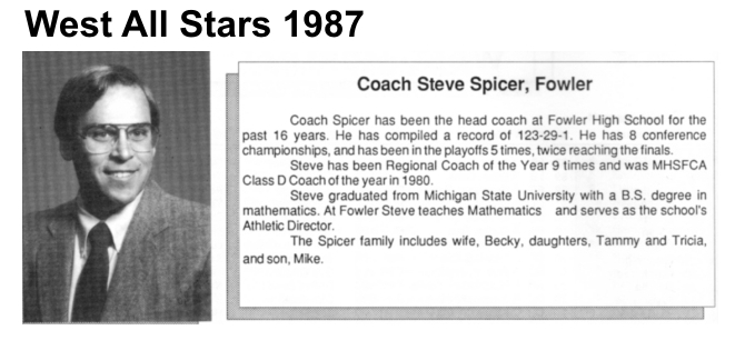 Coach Spicer, Steve