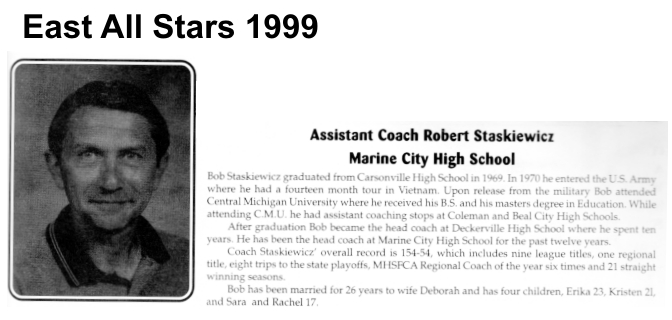 Coach Staskiewicz, Robert