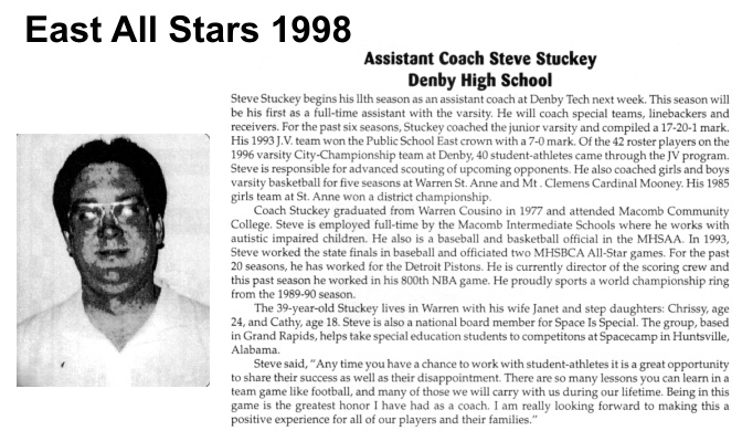 Coach Stuckey, Steve