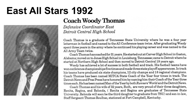 Coach Thomas, Woody
