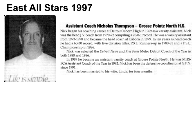 Coach Thompson, Nicholas