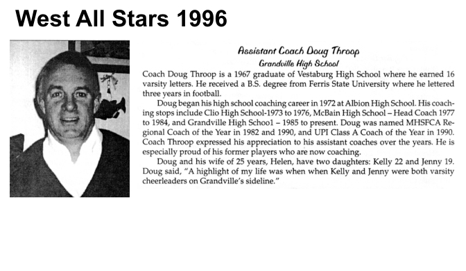 Coach Throop, Doug