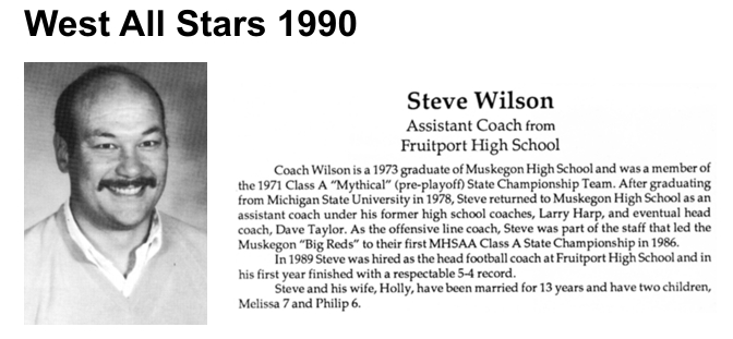 Coach Wilson, Steve