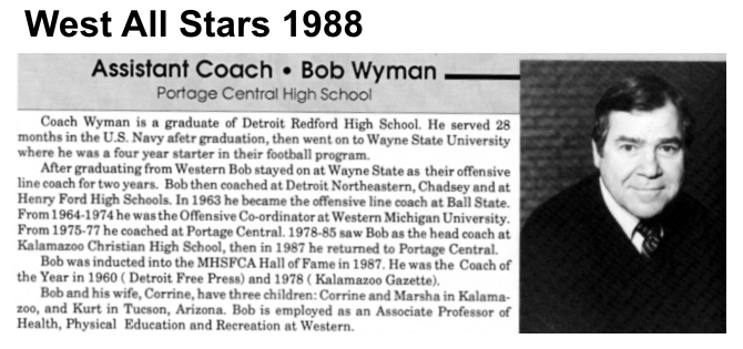 Coach Wyman, Bob