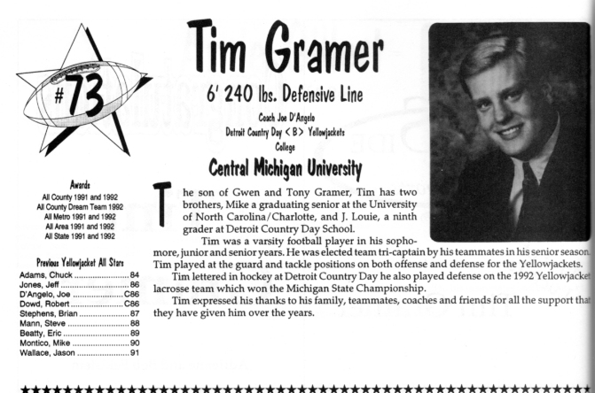 Gramer, Tim