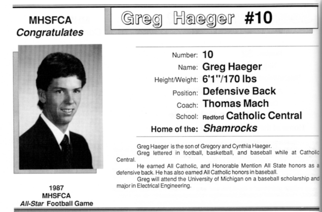 Haeger, Greg