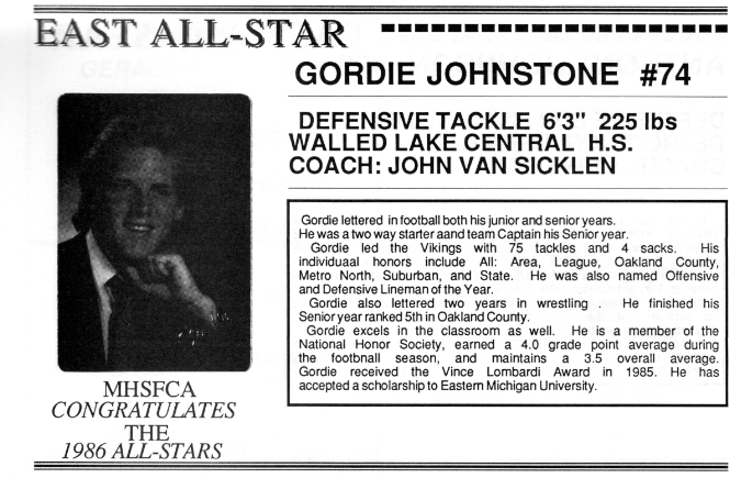 Johnstone, Gordie