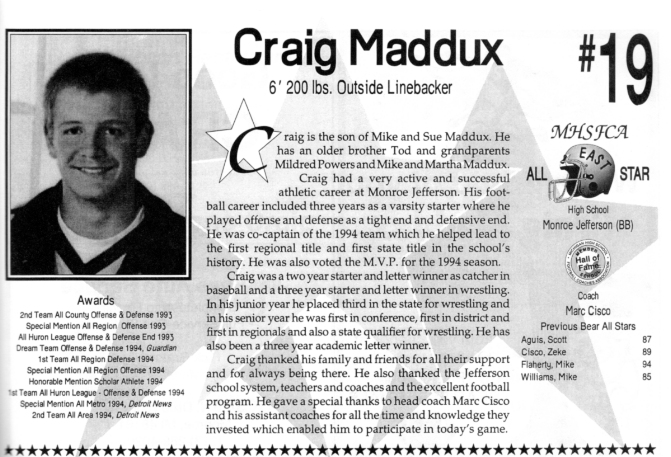 Maddux, Craig