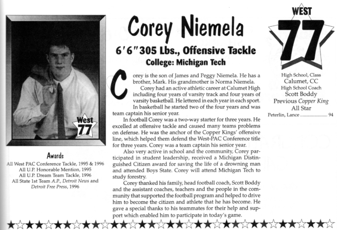 Niemela, Corey