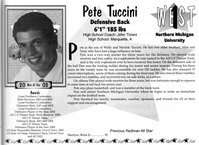 Tuccini, Pete